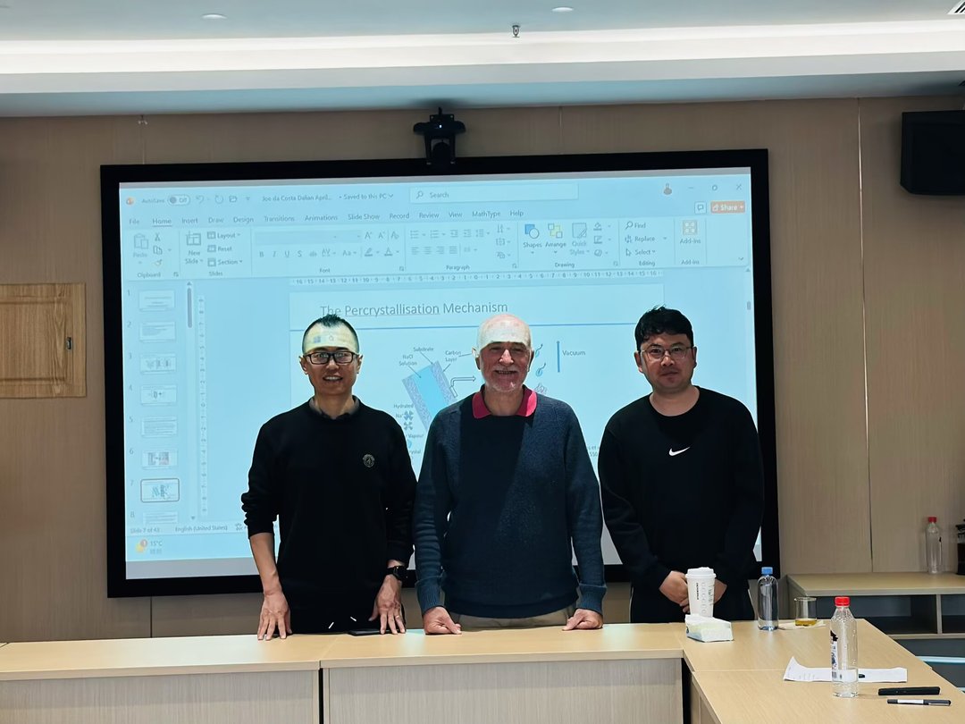 Joe Diniz da Costa at Dalian University of Technology